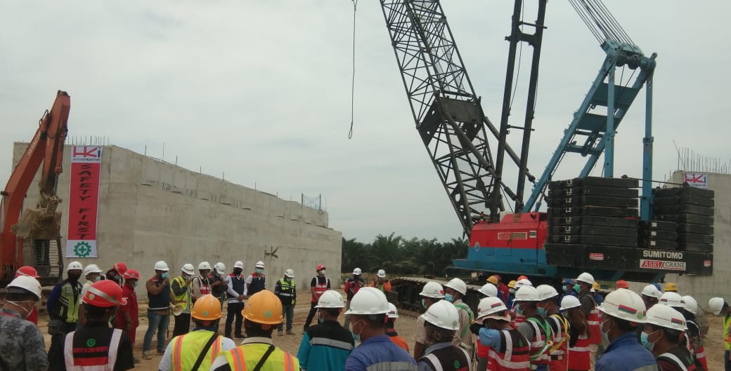 Pembangunan Underpass Jalan Tol Binjai Pangkalan-Brandan