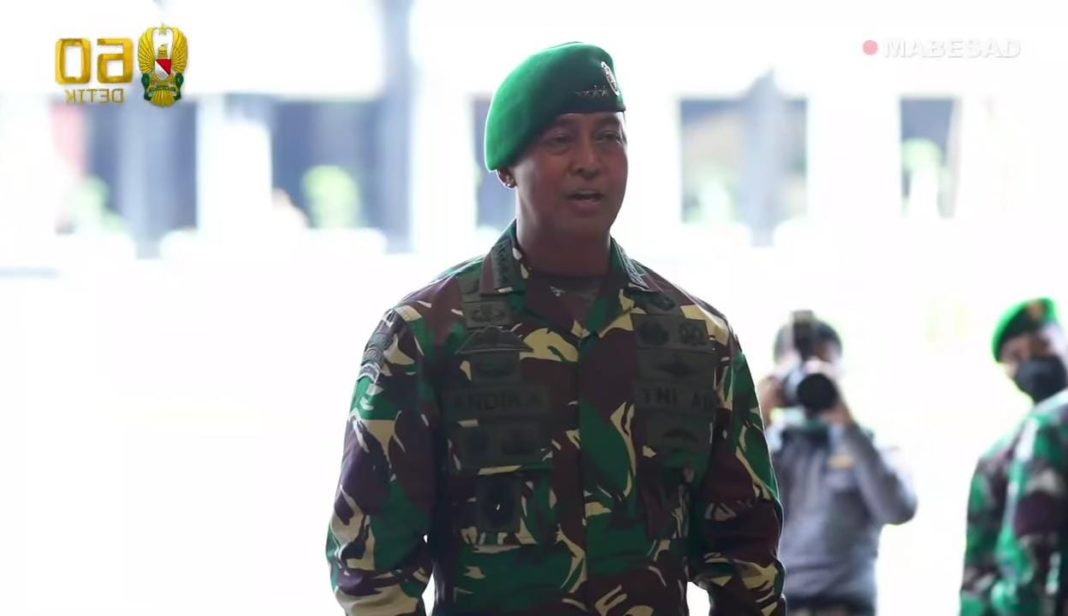 KASAD Andika Perkasa, Pimpin Upacara Laporan Korps Kenaikan Pangkat 16 Pati TNI AD