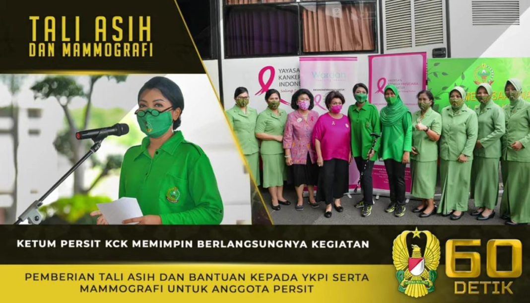 Ketum Persit KCK, Berikan Tali Asih kepada Yayasan Kanker Payudara Indonesia