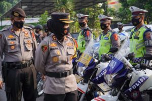 Kapolres Banjar, Laksanakan Apel Gelar Pasukan Ops Ketupat Lodaya 2021