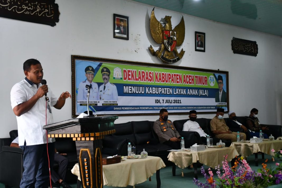 Aceh Timur Deklarasi Kabupaten Layak Anak