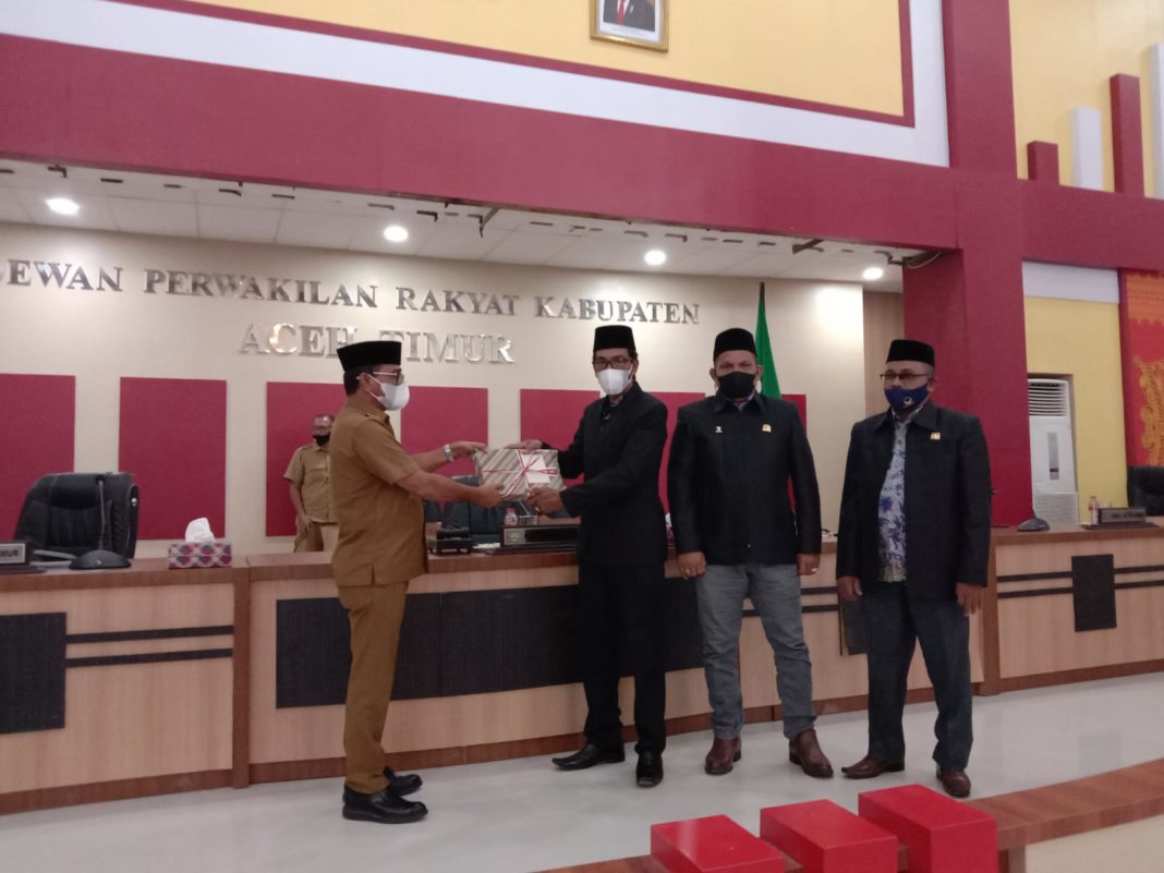 Bupati Aceh Timur Laporkan LKPJ 2020