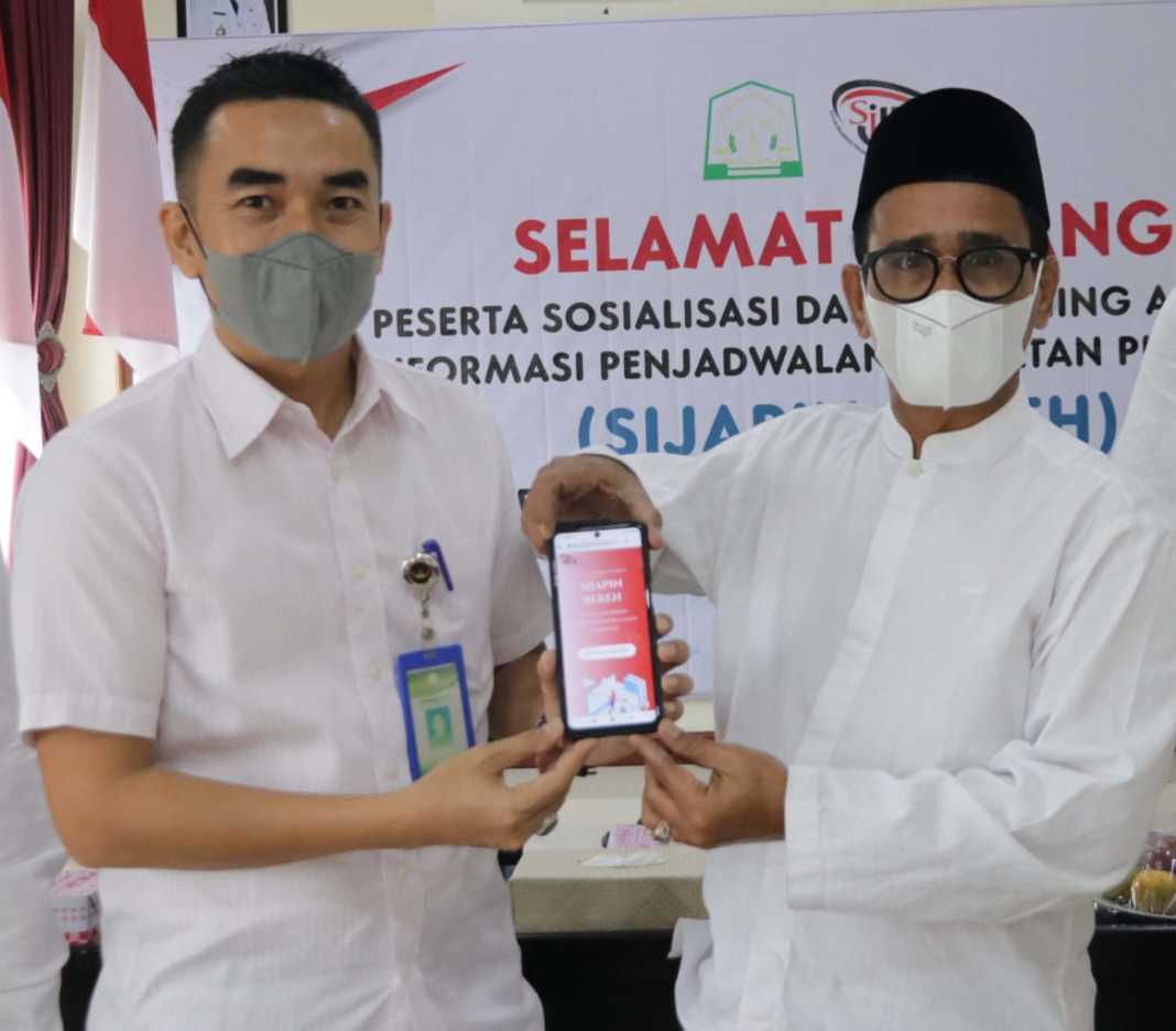 Sekda Launching Aplikasi Sijapin Bereh