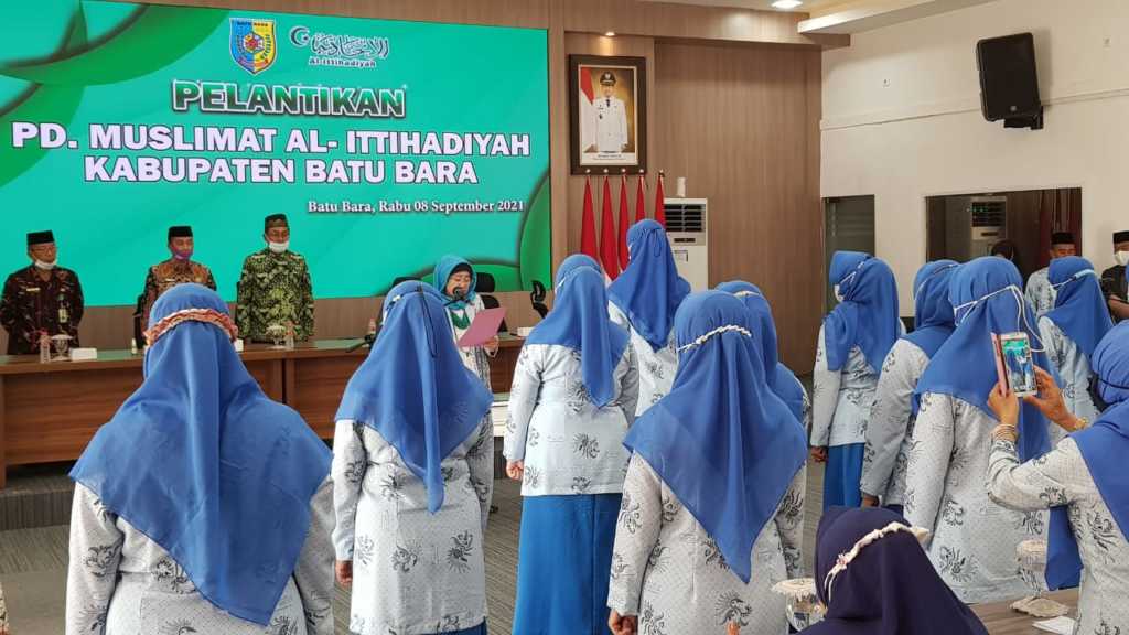 Pelantikan Muslimat Al Ittihadiyah Kabupaten Batubara