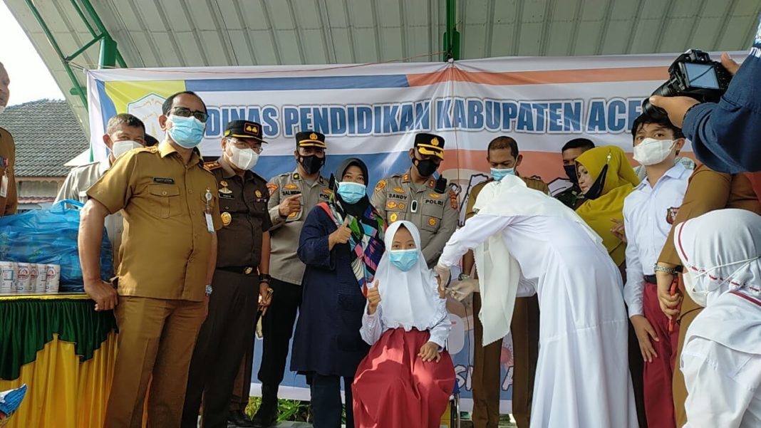 Aceh Timur Launching Vaksinasi