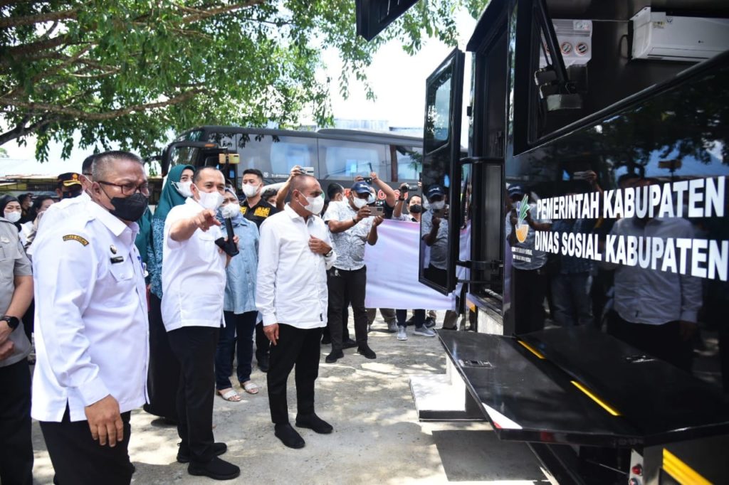 Bupati Batubara Luncurkan Bus Dapur Umum untuk Korban Bencana Alam