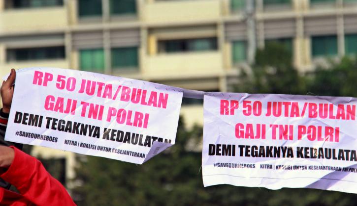 KITRA Sijunjung Desak Pemerintah Sejahterakan Keluarga TNI Polri