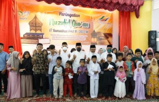 Keluarga Besar PTPN I Aceh Gelar Peringatan Malam Nuzulul Qur'an