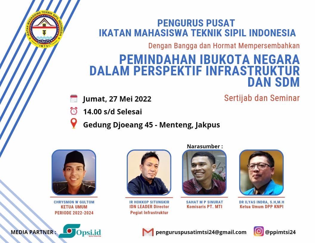 Pemindahan Ibu Kota Negara Sama Dengan Visi DPP KNPI, Dr. Ilyas Indra : Investor Of Change Pemuda Indonesia