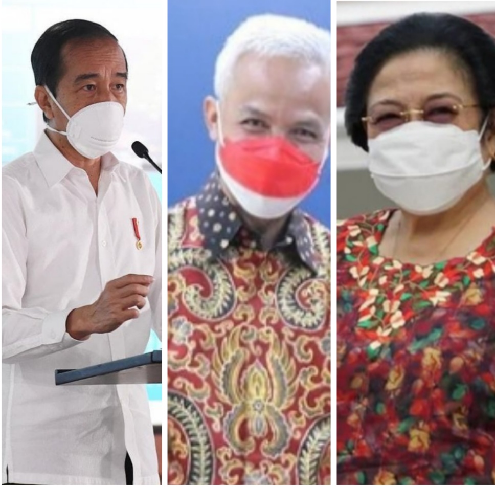 Diback-up Jokowi, Ganjar Akan Lawan Megawati