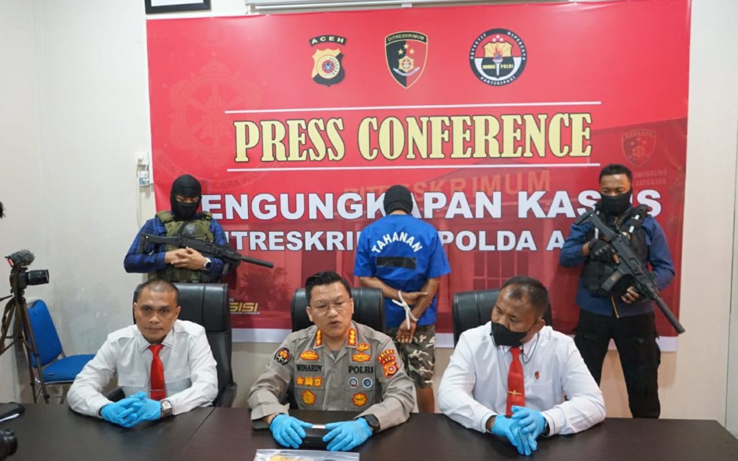 Polda Aceh Tangkap Eksekutor Penembakan Warga Indrapuri