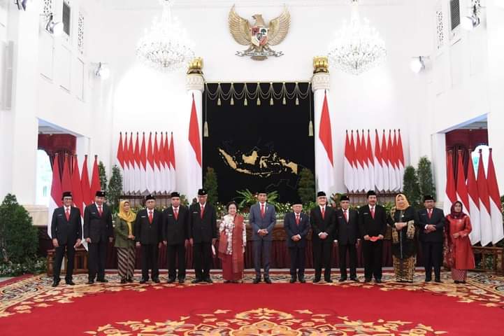 Presiden Jokowi Lantik Megawati sebagai Ketua Dewan Pengarah BPIP
