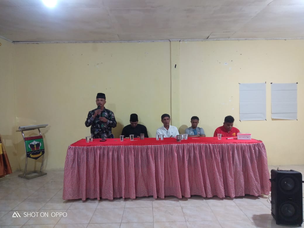 Tokoh Masyarakat Datuak Sumurajo Apresiasi Open Turnamen Bola Kaki Cup 1 Tanjung Bonai Aur