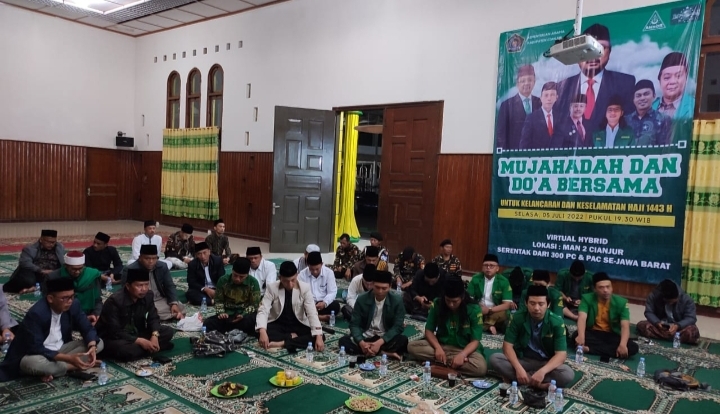 GP Ansor Cianjur Gelar Mujahadah dan Doa Bersama untuk Keselamatan Ibadah Haji 1443 H