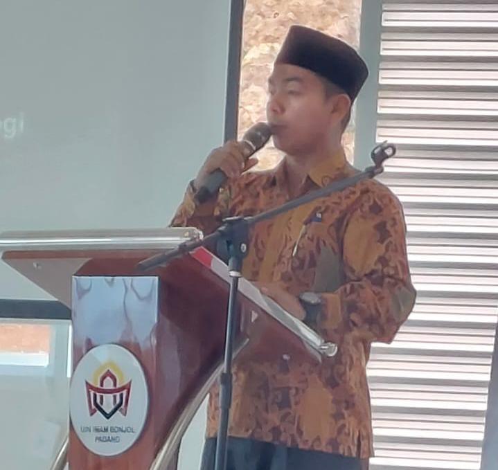 Ketua PW GP Ansor Sumbar Berorasi Di Sekolah Islam Kebangsaan UIN Imam Bonjol Padang