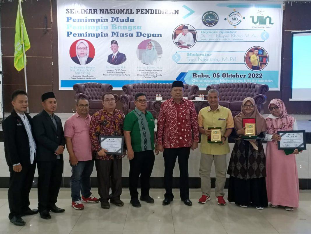 Seminar Nasional Pendidikan Sukses Digelar Yayasan Insan Cipta di UIN SU, Anggota DPRD Sumut Sutarto Jadi Narasumber 