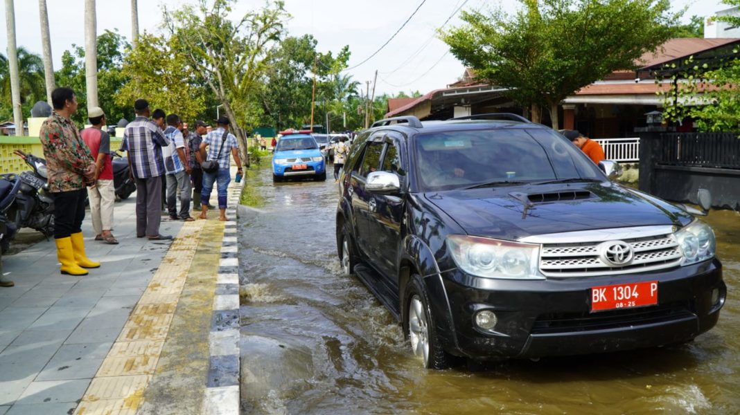 Hujan Deras di Langkat, 2.491 Kepala Keluarga di Dua Kecamatan yang Terdampak Banjir