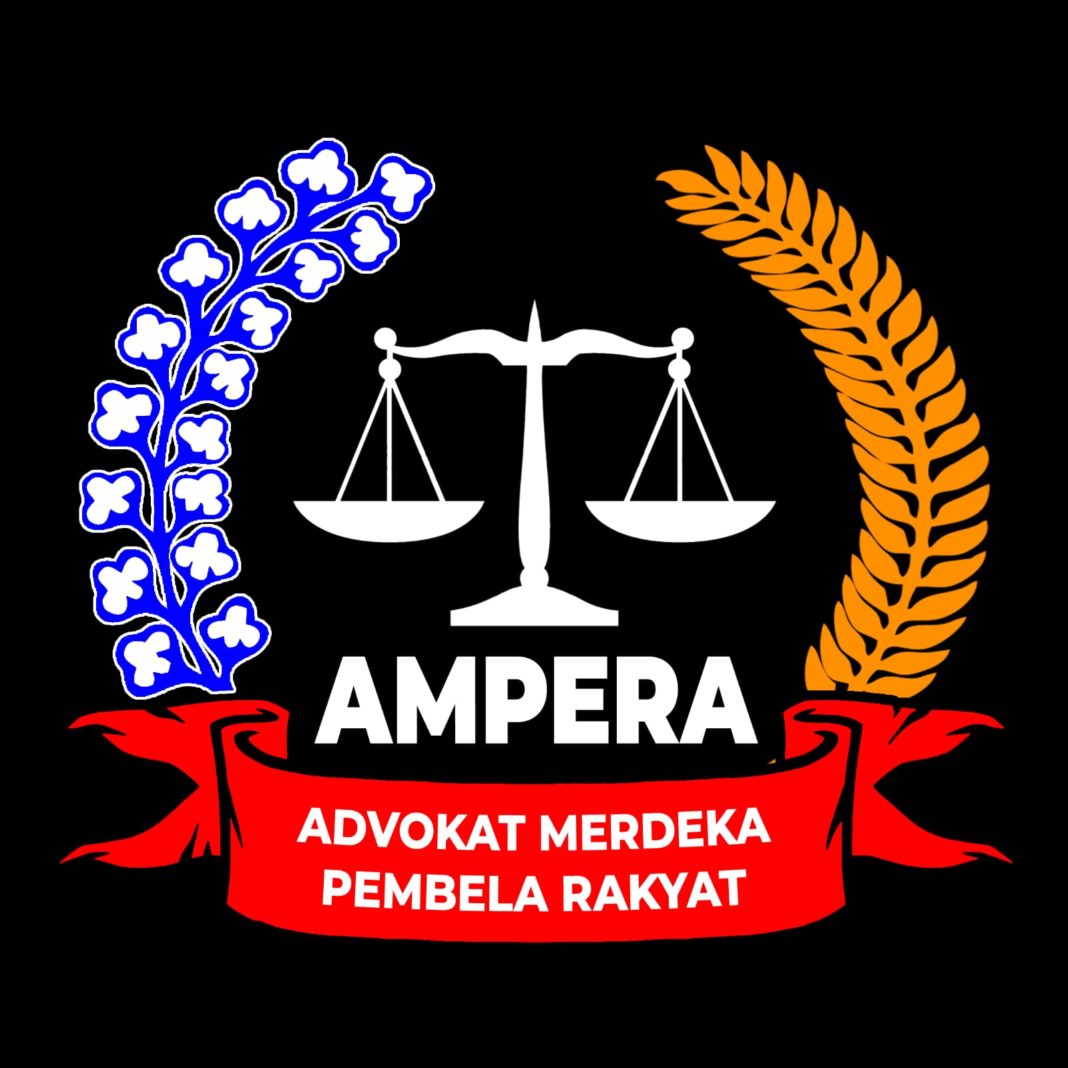 Logo Advocates Merdeka Pembela Rakyat (AMPERA)